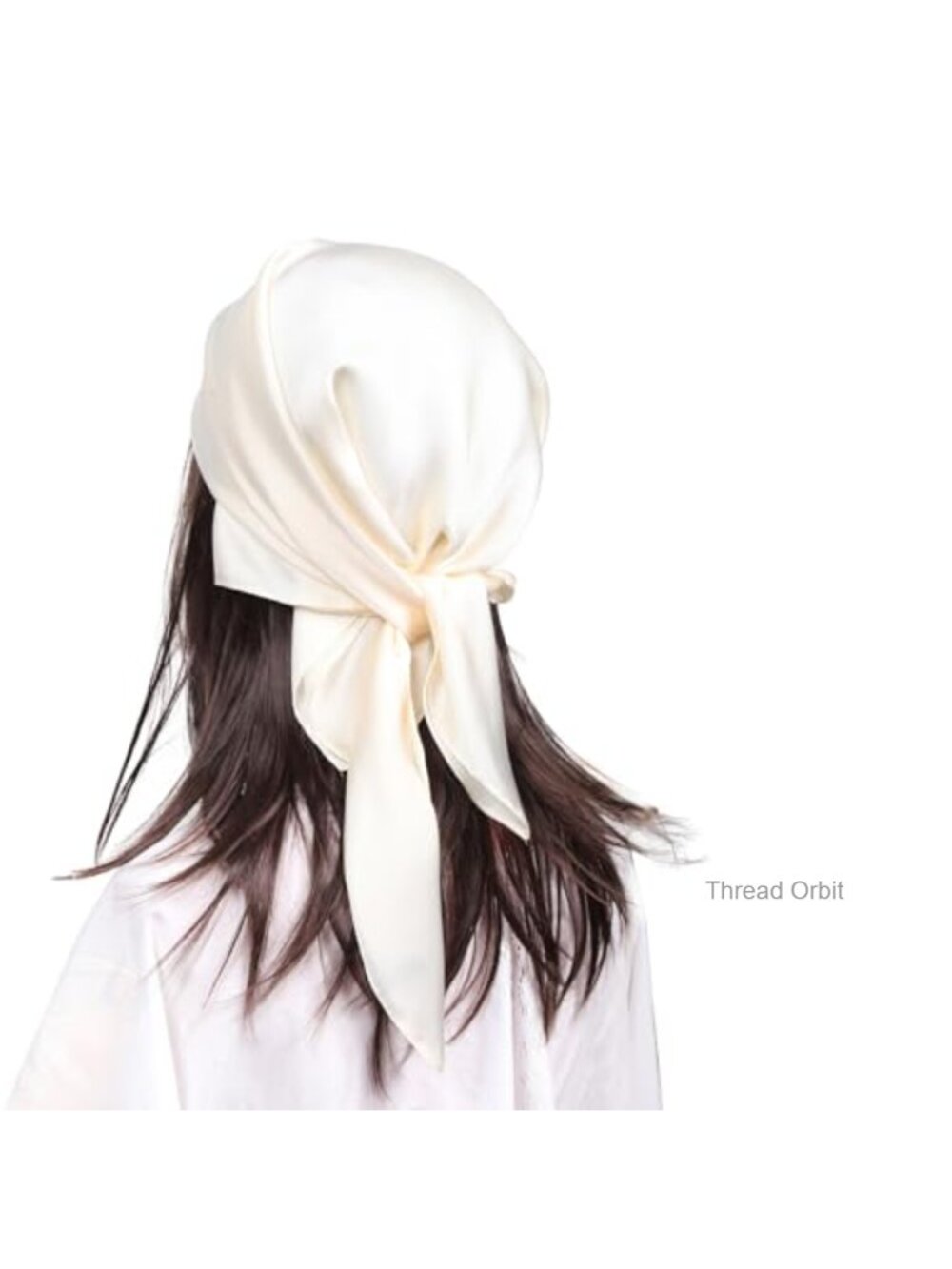 Silk Like Square Scarf 27.5" Multifunctional Head Neck Wrap Bandana